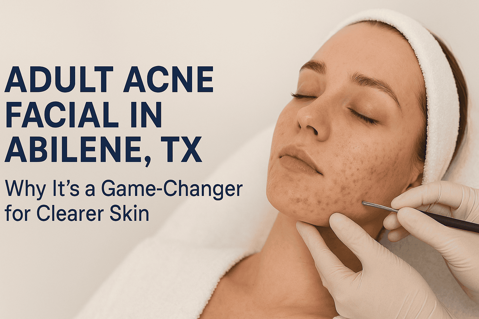 Adult Acne Facial in Abilene, TX: Why It's a Game-Changer for Clearer Skin